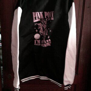 chappel roan size L jacket pink pony club varsity jacket womens size L